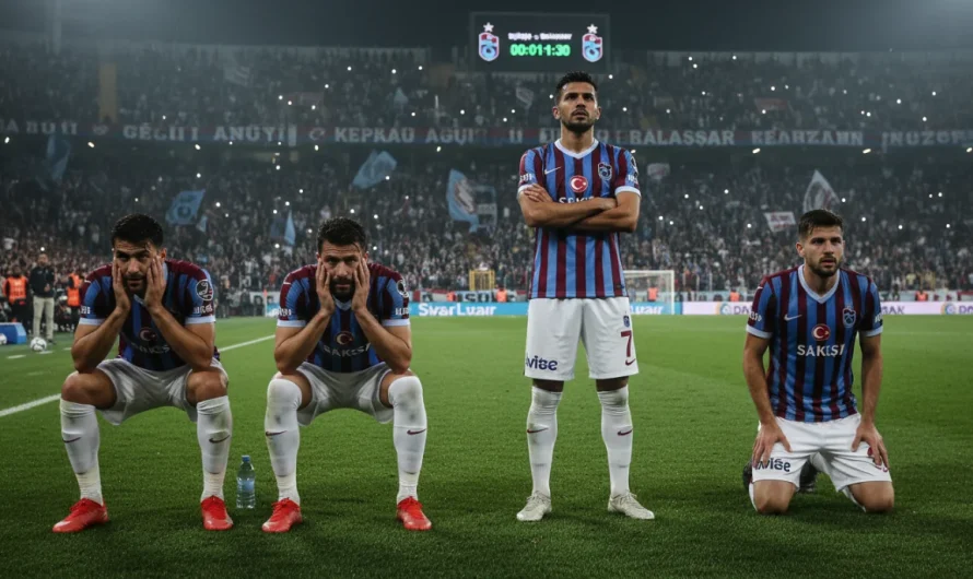 Trabzonspor, Galatasaray Maçından Önce Kart Sınırındaki Oyuncularla Mücadele Ediyor