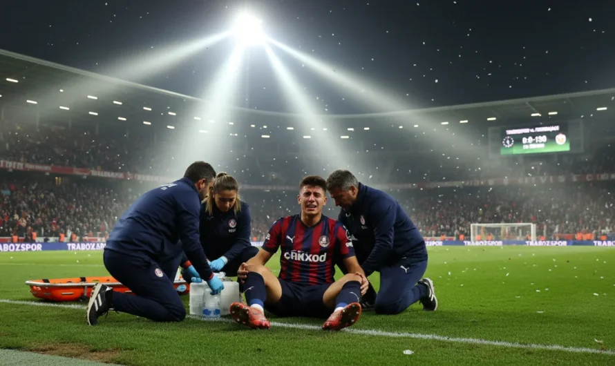 Trabzonspor’un Galatasaray Maçına Hazırlık Sürecinde Batagov’un Sakatlık Sorunu