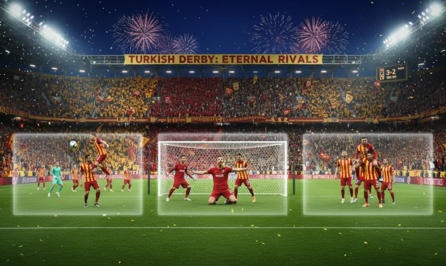 Galatasaray Fenerbahçe’yi 3-0 Mağlup Ederek Şampiyonluk Yolunda Güçlü Bir Adım Attı