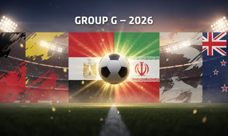 2026 Dünya Kupası G Grubu: Belçika, Mısır, İran ve Yeni Zelanda’dan Oluşan Zorlu Mücadele